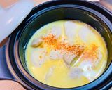 サラダチキンでシュクメルリ♪作り方4写真