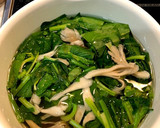 ほうれん草と舞茸の菜種和え作り方4写真