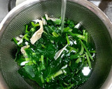 ほうれん草と舞茸の菜種和え作り方5写真