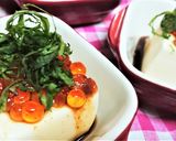 超速！30秒！【いくらと大葉の贅沢冷奴】作り方5写真