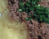 そうめんかぼちゃの汁無し坦々麺？？作り方5写真