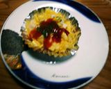 バター味スクランブルeggにケチャップ➕作り方2写真