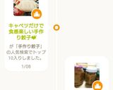 キャベツだけで食感楽しい手作り餃子❤︎⃜作り方7写真