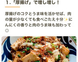 簡単・節約！厚揚げと豚ひき肉の甘辛炒め作り方13写真