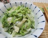 七味で減塩☆レンチン白菜の七味マヨサラダ作り方4写真