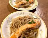 サーモンと野菜の蒸し焼き塩バター&レモン作り方8写真
