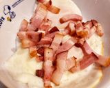 カルボナーラ風丼作り方4写真
