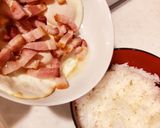 カルボナーラ風丼作り方5写真