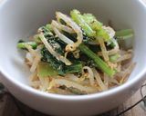 ｍレンジで！もやしと小松菜の胡麻和え作り方4写真