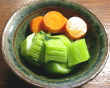 小松菜の茎の糠漬け作り方3写真