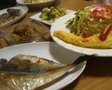 キノコと野菜のシンプルで美味しいオムレツ作り方3写真