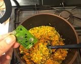 和の香り！芹と牛蒡のキーマカレー作り方17写真