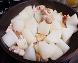 大根と鶏もも肉のオイスター煮作り方5写真
