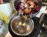しいたけ軸水出汁でパープルピクルス作り方4写真