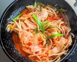 豚肉ともやしのキムチ炒め作り方8写真