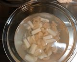 シーフードミックスとバジルのパスタ作り方1写真