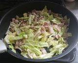 豚肉とキャベツの春雨炒め作り方3写真