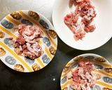 全てレンジわさびソースで豚平焼き風2作り方8写真