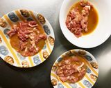 全てレンジわさびソースで豚平焼き風2作り方9写真