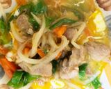 全てレンジわさびソースで豚平焼き風2作り方13写真