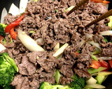 牛肉とお野菜のオイスターソース炒め作り方7写真