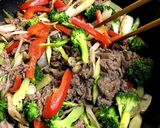 牛肉とお野菜のオイスターソース炒め作り方8写真