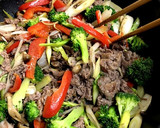 牛肉とお野菜のオイスターソース炒め作り方8写真