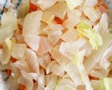 全てレンジなす豆腐スタミナ炒めドーム蒸し作り方2写真