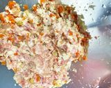 全てレンジなす豆腐スタミナ炒めドーム蒸し作り方5写真