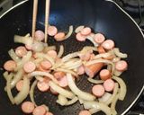 にんにくと醤油でペペロン風焼きそば作り方3写真