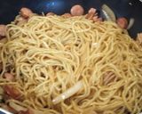 にんにくと醤油でペペロン風焼きそば作り方6写真