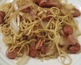 にんにくと醤油でペペロン風焼きそば作り方7写真