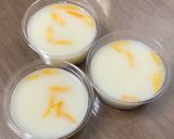季節の牛乳かん〜干柿と柚子【簡単お洒落】作り方4写真