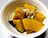 けいこだしで　カボチャの煮物作り方5写真