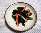 箸休めに♡簡単わかめとカニカマの酢の物作り方3写真