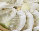 レトルト●白菜＆長ネギくったり白湯餃子鍋作り方4写真
