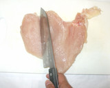 鶏むね肉のわさびソースあえ♪簡単作り方3写真
