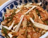 ネバとネバとろりん☆長芋めかぶキムチ納豆作り方4写真