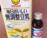 豆乳栄養ドリンク　（ましゃ風）作り方1写真