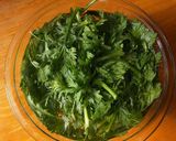 ほろ苦ほの甘の美味しさ！☆春菊のサラダ作り方1写真