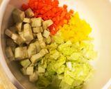 離乳食☆タラの野菜あんかけ 9か月頃〜作り方1写真