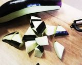 ナスだけめんつゆ煮作り方1写真