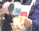 油揚げの☆簡単たまご巾着煮作り方2写真