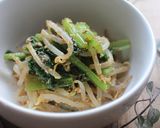 ｍレンジで！もやしと小松菜の胡麻和え作り方5写真