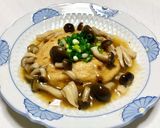 とろり〜がんもどきとしめじのあんかけ煮物作り方5写真