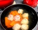 肉団子と小松菜の鍋作り方6写真