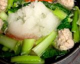 肉団子と小松菜の鍋作り方7写真