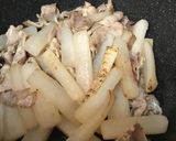 豚バラ大根の生姜味噌炒め作り方5写真