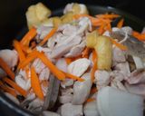 鶏肉入りけんちんうどん作り方3写真