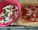 ホクホク　小芋と牛肉の旨煮こみ作り方1写真
